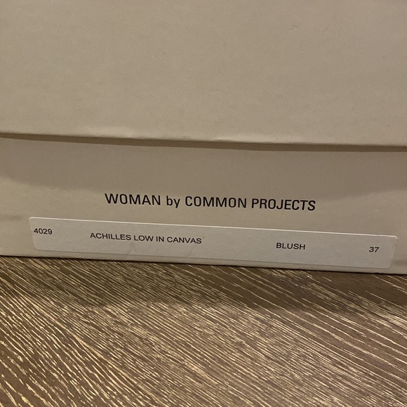 COMMON PROJECTS ACHILLES LOW IN CANVAS SNEAKERS. SIZE 37 - Picture 3 of 6